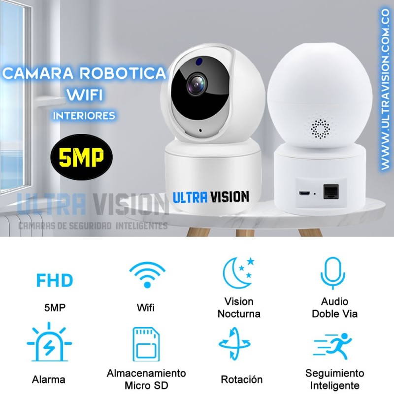 Camara de Seguridad Wifi 5mp ❤️ | Interiores