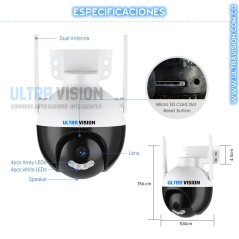 Camara de Seguridad Wifi 8mp ❤️ | 4K