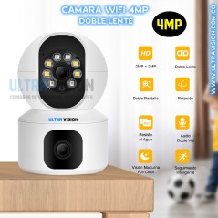 Camara de Seguridad Doble Lente Wfi ❤️ | 4mp